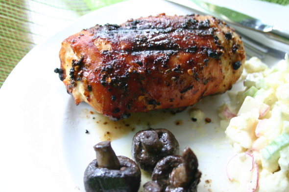 Stuffed BBQ Chicken Breast