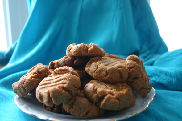 No Flour Peanut Butter Cookies