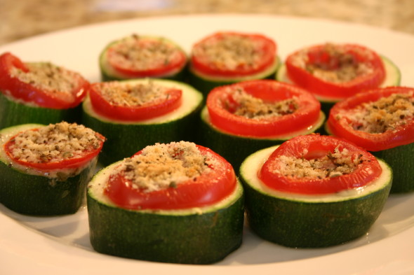 Cheesy Zucchini Bites