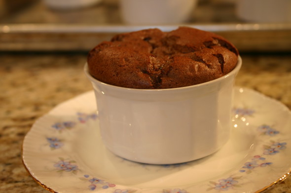 Low Carb Chocolate Souffles 003