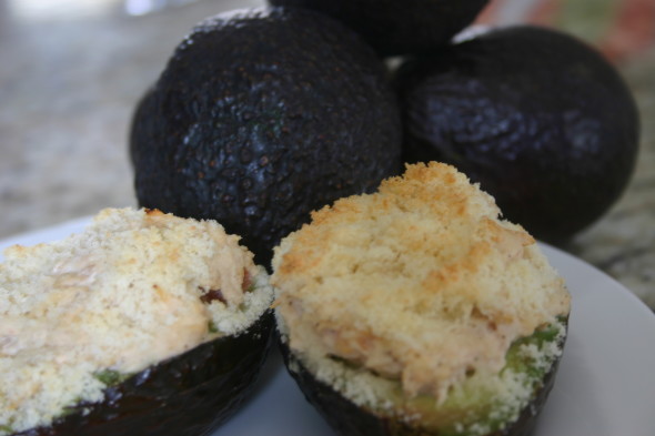 Low Carb Tuna Stuffed Baked Avocado pic 003