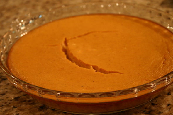 Crust less Pumpkin Pie