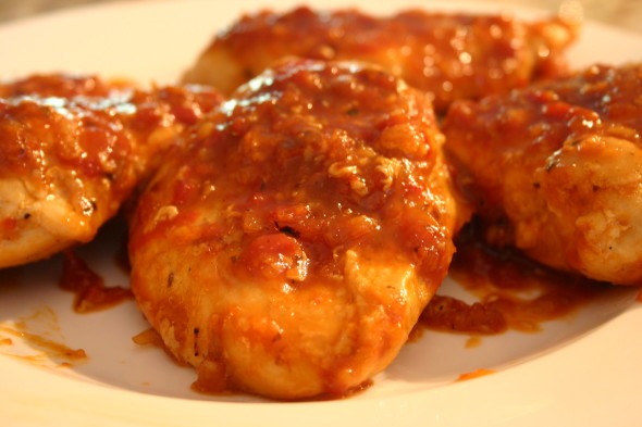 Low Carb fluffy Bread and Orange chicken 011