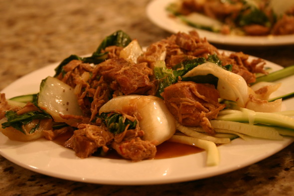 Pork and Bok Choy