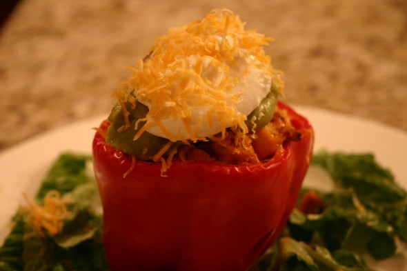Low Carb Stuffed Taco Peppers photo 008