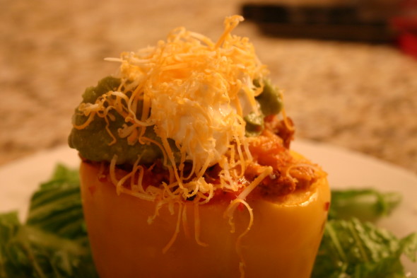 Low Carb Stuffed Taco Peppers photo 010